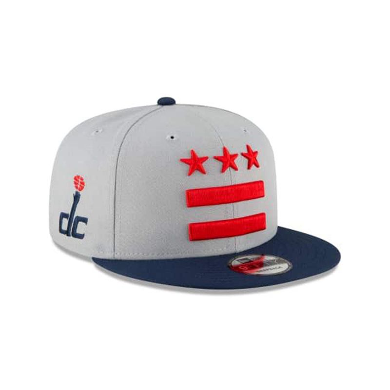 NBA Washington Wizards City Edition Alt 59Fifty Fitted (WPT8324) - Grey New Era Caps